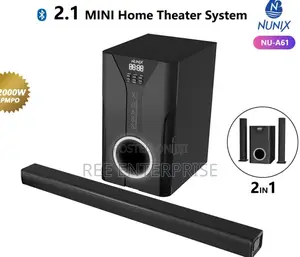 2.1 Nunix Nu-A61 Soundbar Mini Home Theater System