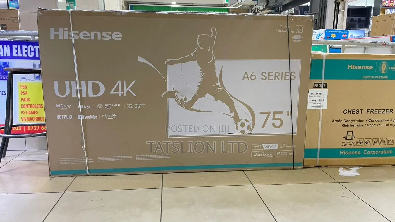Hisense 75‐Inch A6 Series 