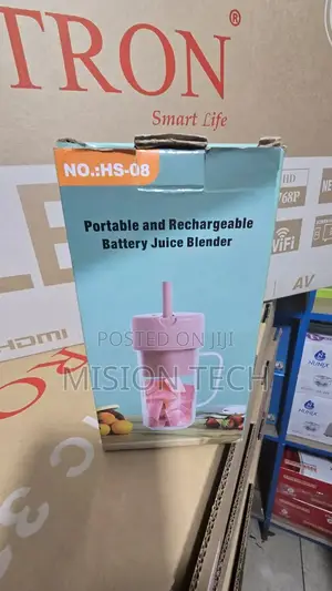 Portable and Rechargeable Battery Juice Blender, *