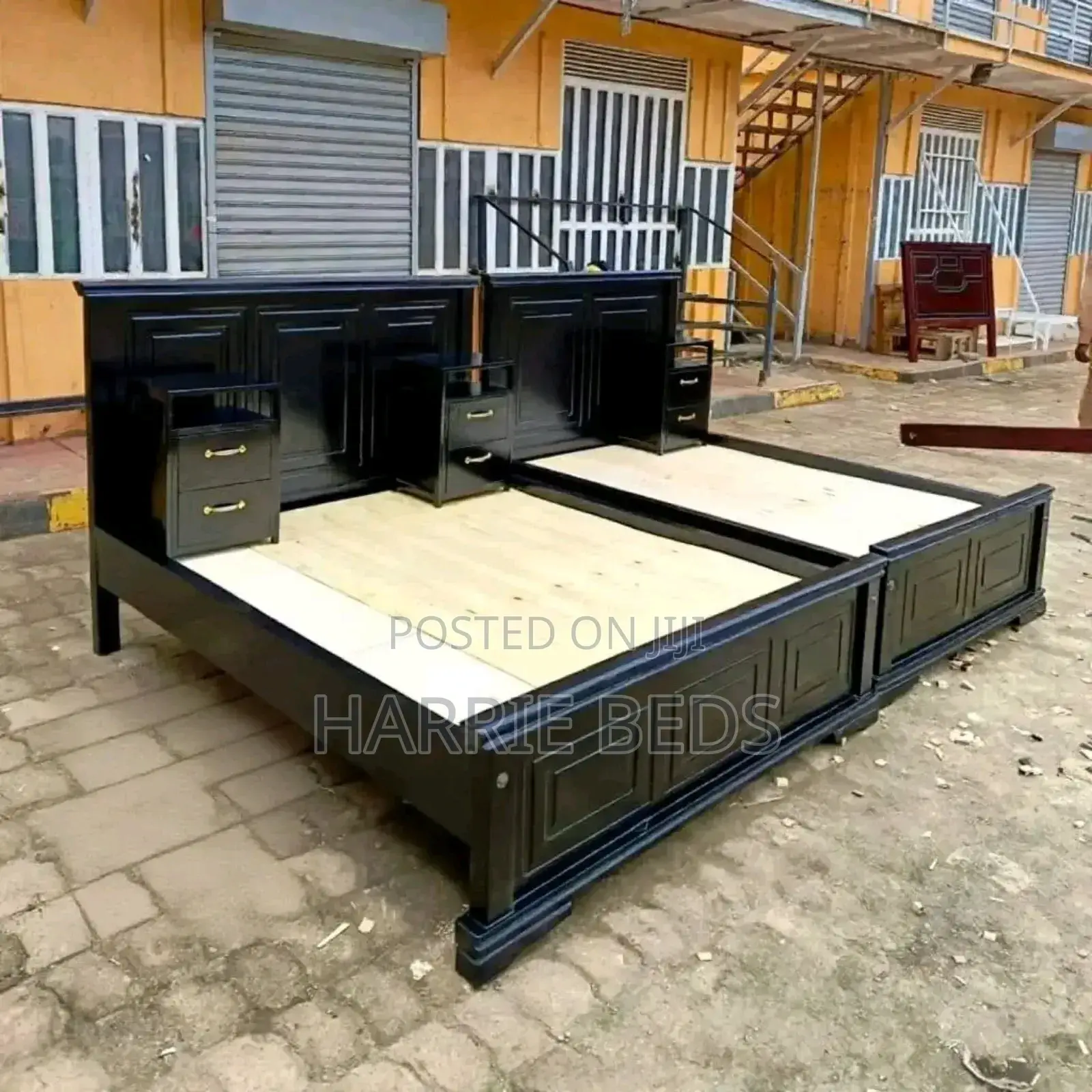 Black Standard Sized(King)Bed