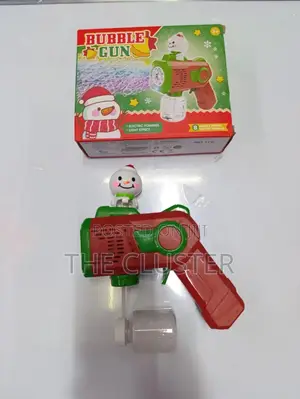 Christmass Bubble Gun. Battery Operated.-