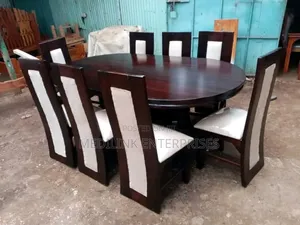 Customized Solid 8-Seater Dinning Table Set