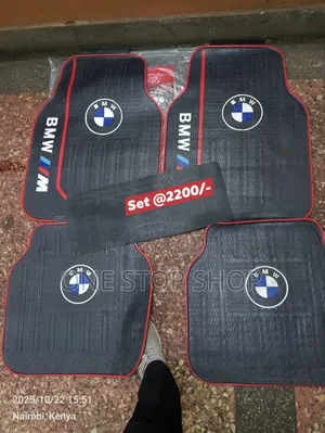 BMW 5pc Rubber Carpet Mat
