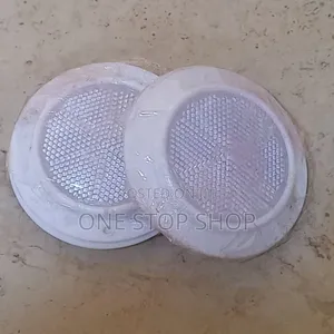 2pcs White Round Truck Reflectors