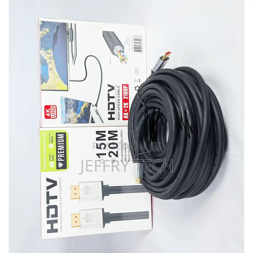  Rubber Coated Gold Plated Hdmi Cable 20m