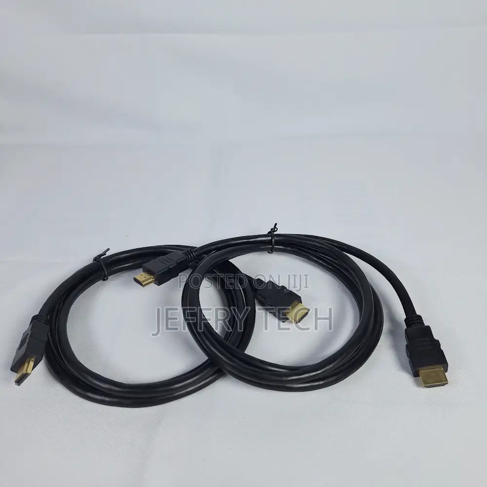 Name Rubber Coated Black Hdmi Cable 1.5m