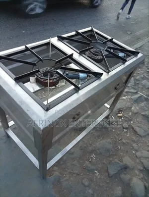 Commercial 2-Burner Gas Cooker