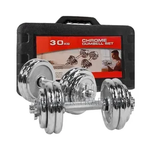 30kg Dumbell Set With Casing With Berbell Connector