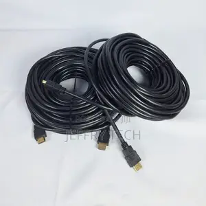 Name Rubber Coated Black Hdmi Cable 20m