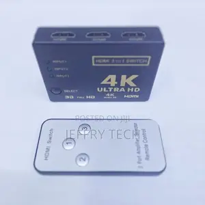 Remote Controlled 3 to 1 Hdmi Switch With Remote 3 Input 1 Output