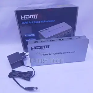 Screen Segmentation 4 by 1 Quad Multiviewer With Remote