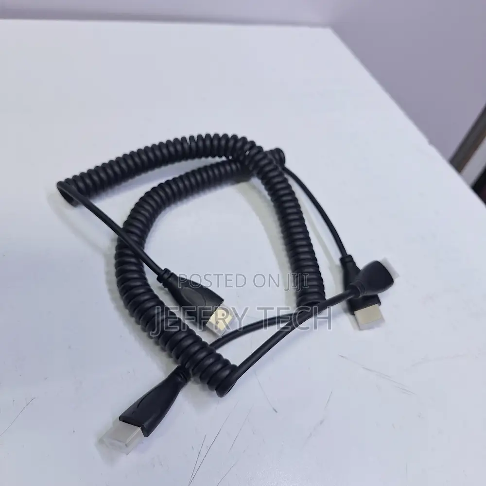 Spiral Spring Curl I Hdmi to Hdmi Cable 3m