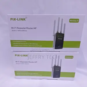 300mbps Pixlink 4 Antenna Wireless N Wifi Repeater Router, Ap Extende