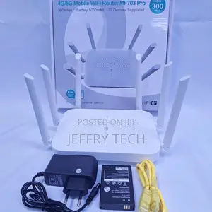4g Universal Simcard Router 32 Users Backup Battery Safaricom Airtel