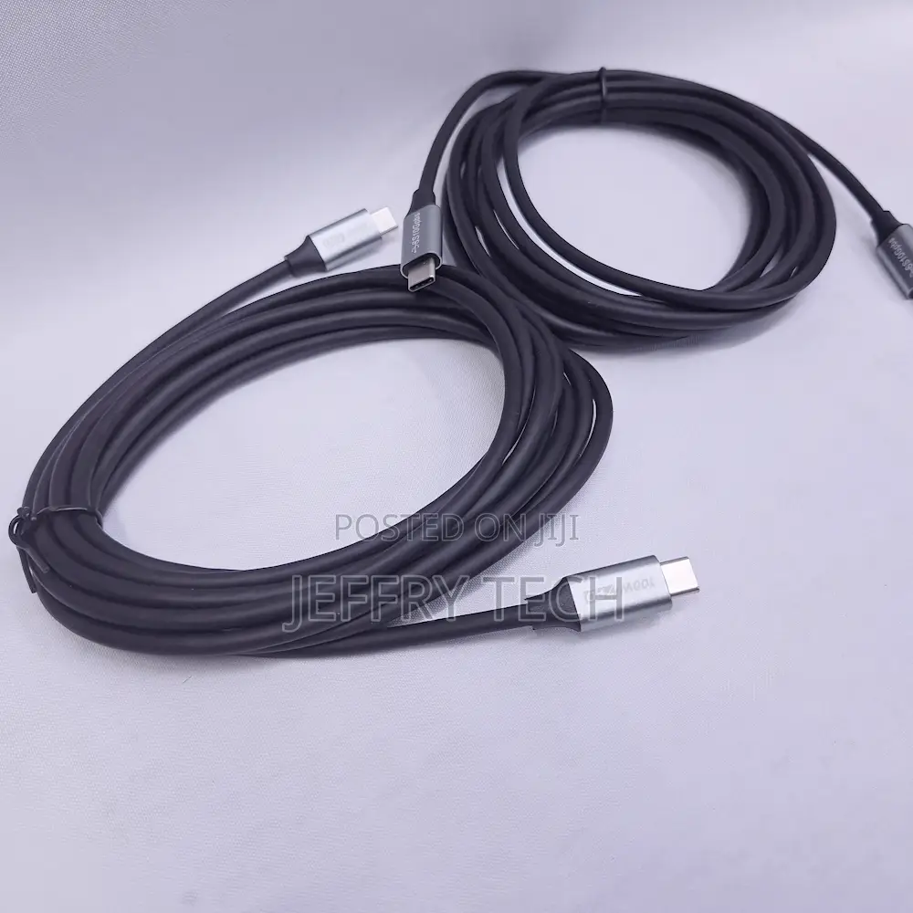 Type C to Type C Cable Length 3m, 10gbps, 100w Fast Charge, Display 