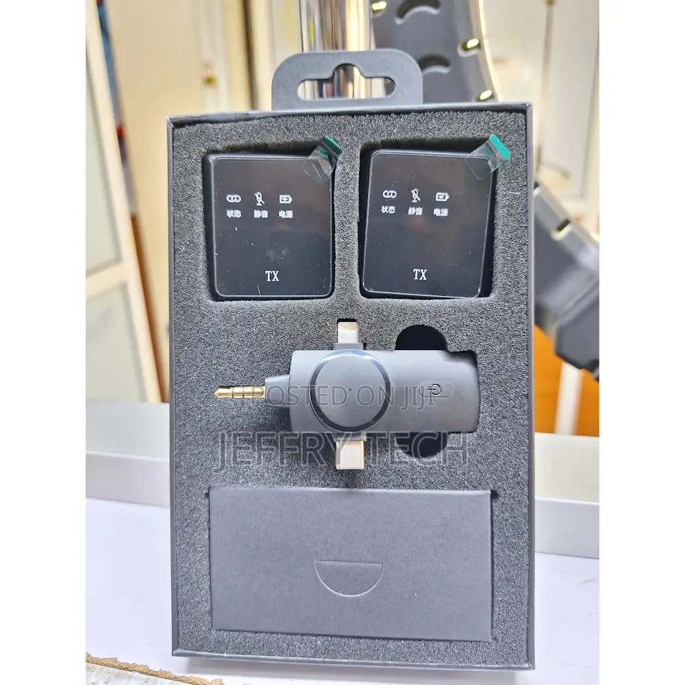 4 in 1 X9 Wireless Double Wireless Microphone Supports iPhone, Type C,