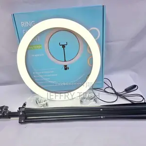 12 Inch 3 Mode Ring Light With Phone Holder and 2.2m Tripod Stand Fo