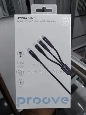 Cable Proove Hydra 3 In1 Type-C + Micro Usb + Lightning (1m)