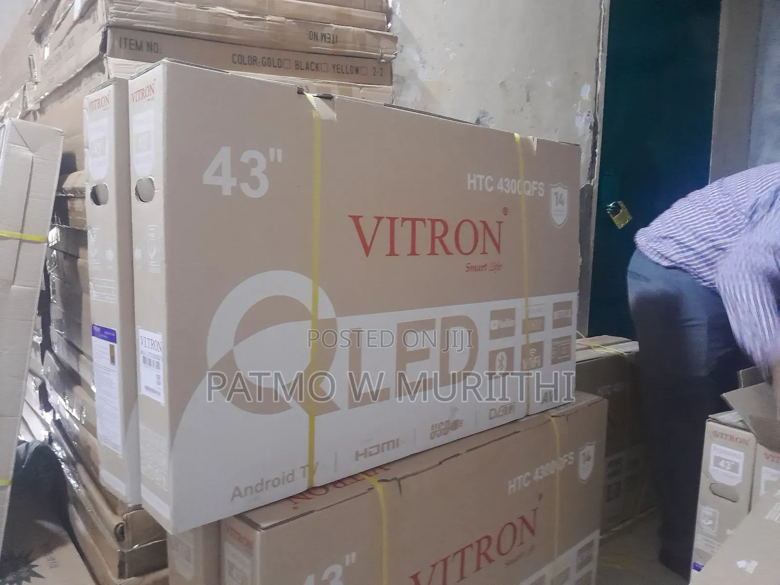 Vitron 43 Qled Smart Tv With Bluetooth New Model