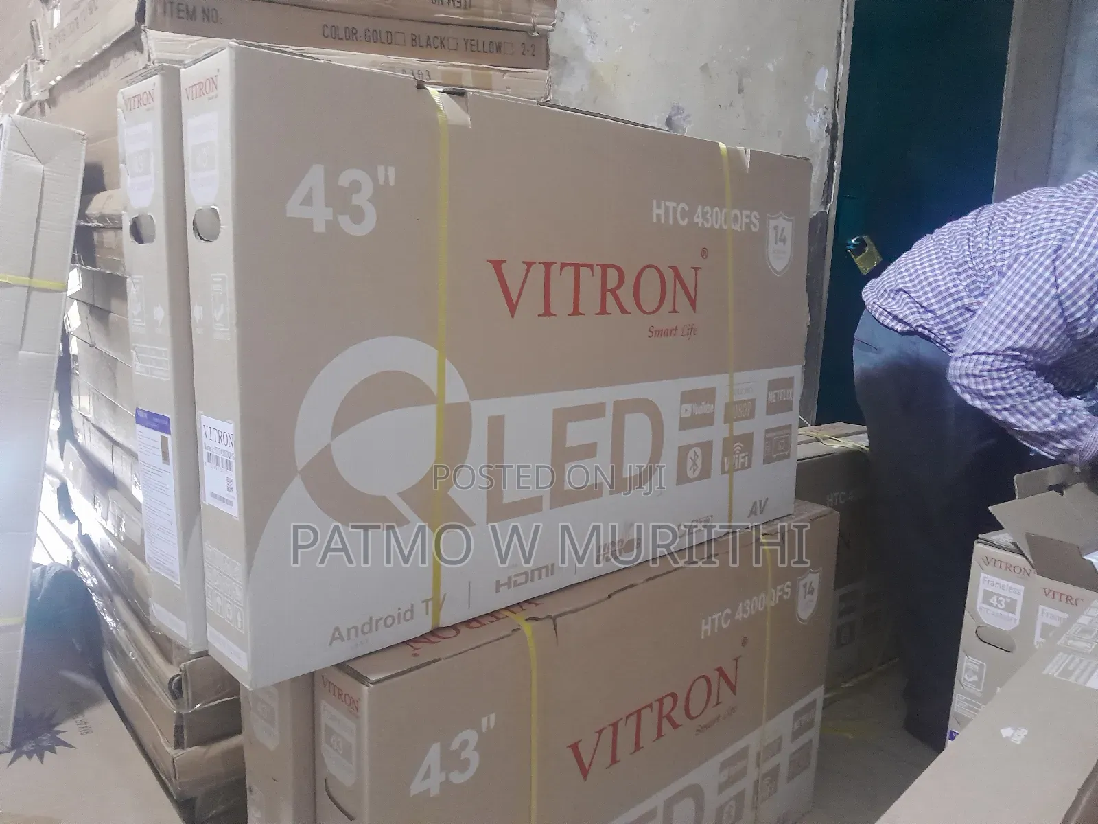 Vitron 43 Qled Smart Tv With Bluetooth New Model
