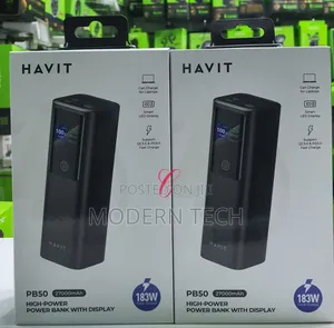 Havit Pb50 *183w* 27000mah *Laptop Charging* High-Power Power Bank 
