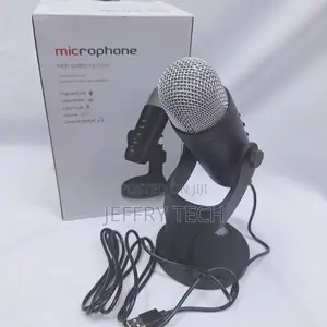 Large Diaphgram Usb Condenser Studio Microphone With Tripod Stand V