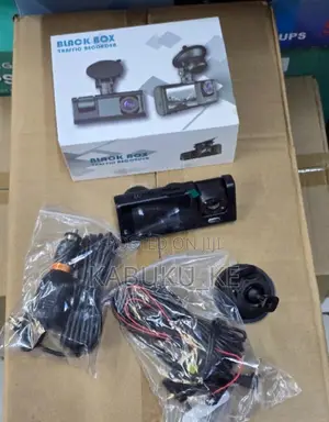 3-Channels Triple Front Cabin Rear Car Camera Traffic Recorder Camera