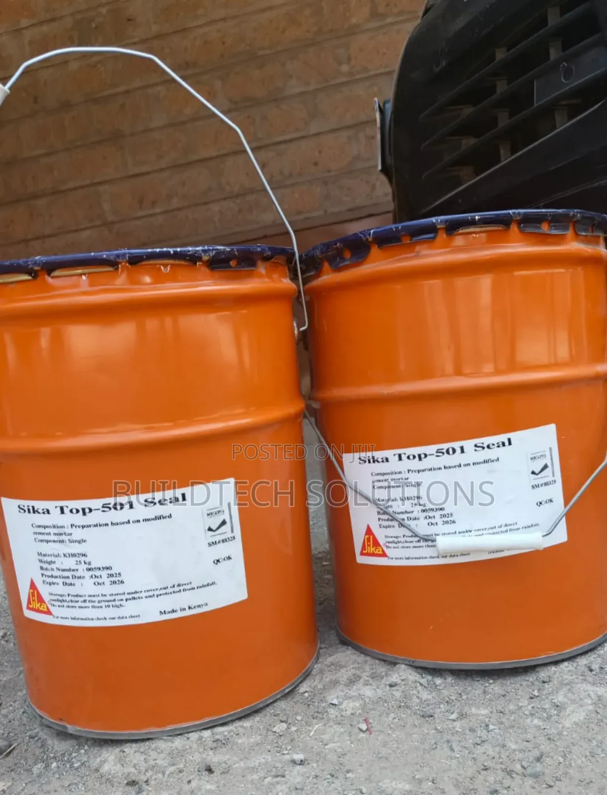 BASF MasterSeal 501 – Concrete Tank Waterproofing System