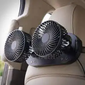 Double Head Car Fan Mounted on Car Roof