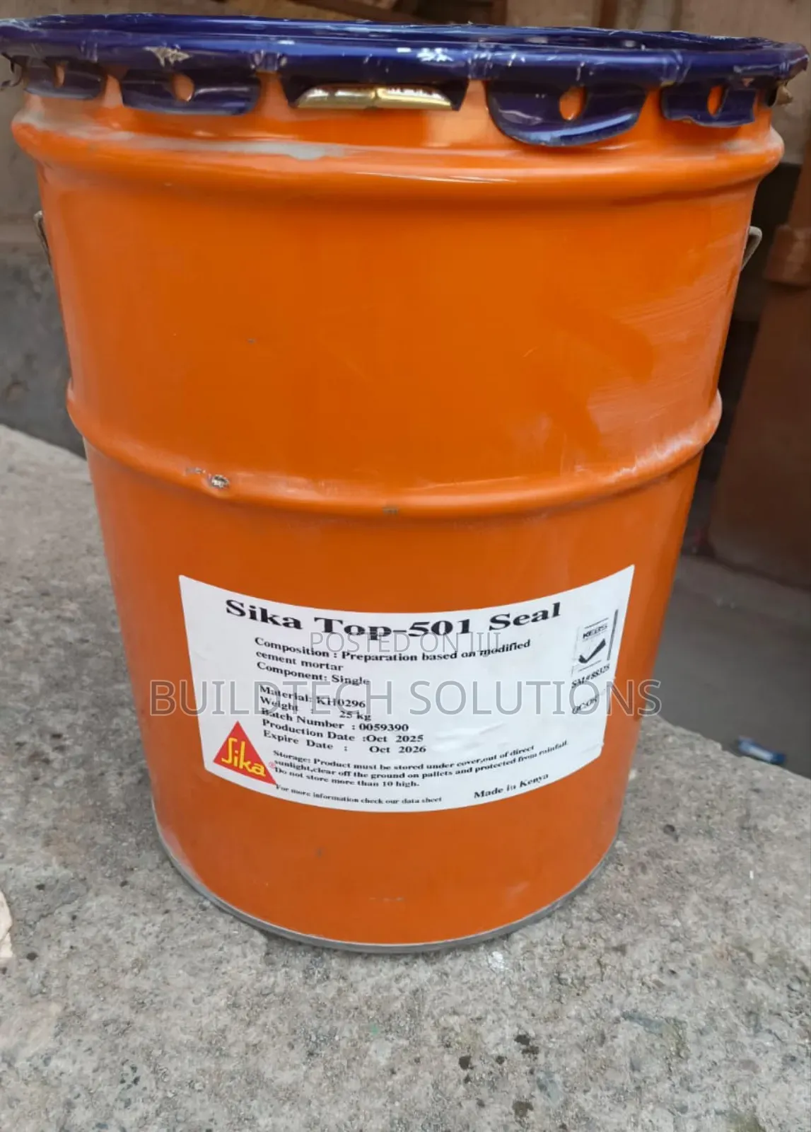 Masterseal 501 Cement - Based Water Proof Shield