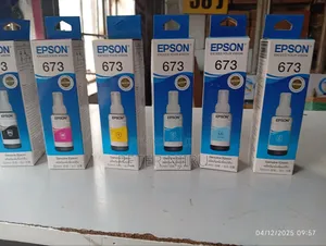 Original 673 Epson Inks (Bk,C,M,Y,Lm,Lc)