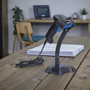 Handheld Barcode Scanner With Stand Fast Scan Speed Superior Accuracy