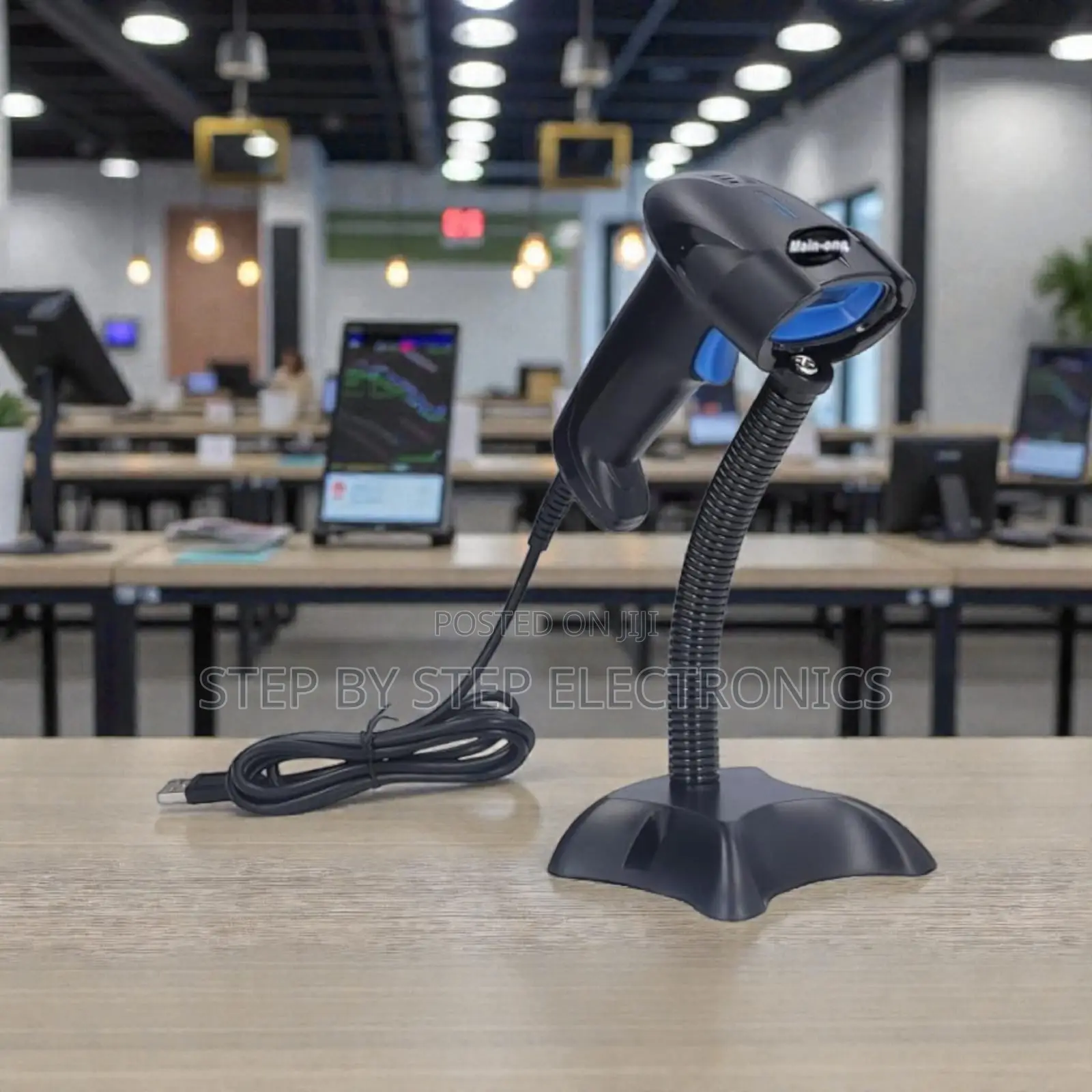 Usb Handheld Barcode Scanner Lightweight Ergonomic Comfortable Grip