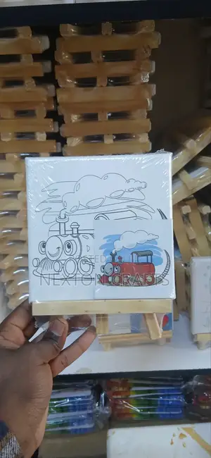 Drawing Canvas With Stand Acrylic Paint