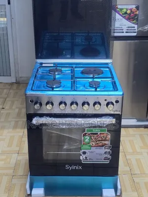 Gas Cooker 60*60 With an Electric Plate Electric Oven