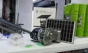Dual Lens Solar PTZ 4g PTZ 4g Solar Powered Camera V380