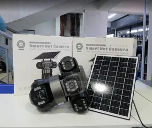 Triple Lens 4g Solar Camera 3 Different Views V380pro Camera