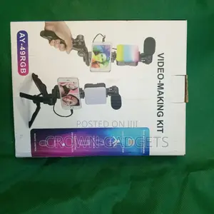 RGB Video Kit Ay-49 With Tripod, Mic Bluetooth Remote