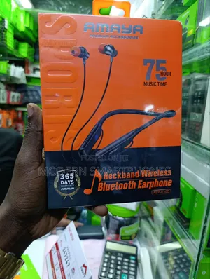 Amaya Aep E10d Neckband Wireless Bluetooth Earphones 75hrs Play Time