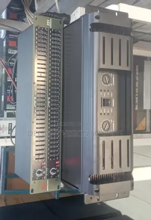 DBX Equalizer and Maudio Amplifier
