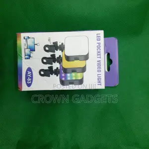 Portable RGB Led Video Light Ay-83 With Usb-C Rechargeable