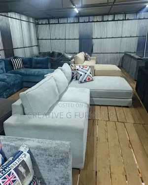6 Seater L Sofa Set