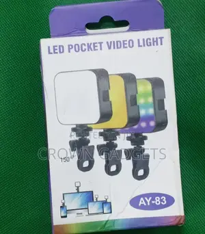 Ay-83 Usb-C RGB Led Video Light for Streaming Content Creation