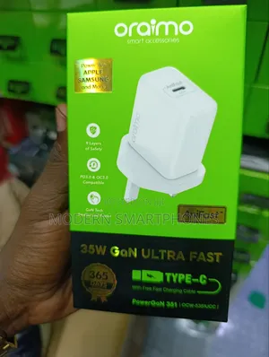 Oraimo Powergan 351 35w Ultra Fast Charging Charger