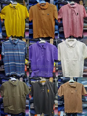 Quality Casual Designer Men Polo Collar Plain Polo