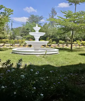 Weather-Resistant Decorative Fountain for Landscaped Yards