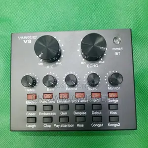V8 Usb Sound Card For Smartphone And Pc Recording