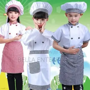 3pcs Children Professional Chef Costume