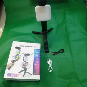 Smartphone Video Recording Kit Ay-49 With Bluetooth Remote