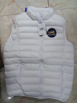 White Puff Jackets With Wool Inside